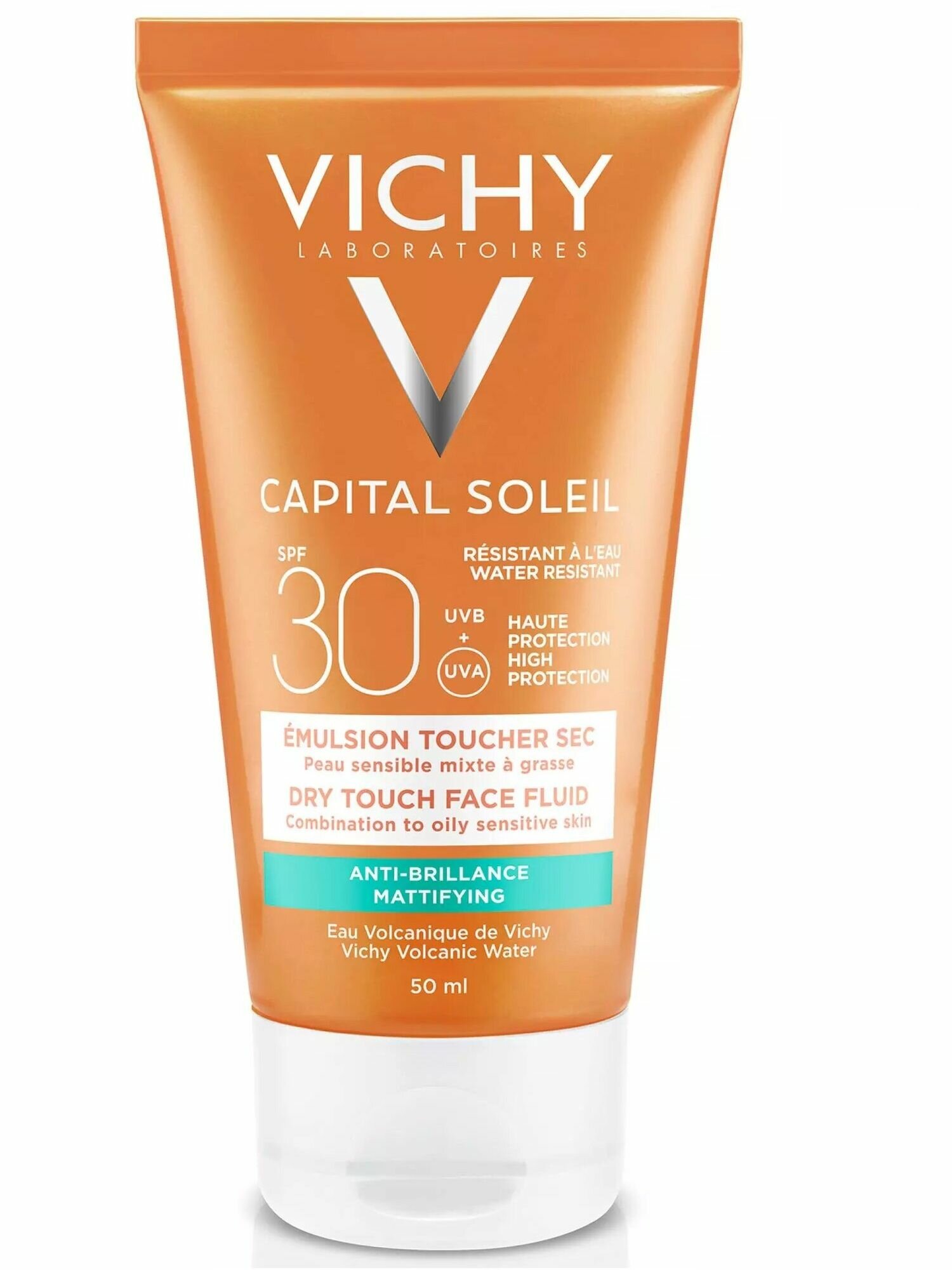 Эмульсия Vichy Capital Soleil SPF 30 Драй Тач, для лица, защита от солнца, 50 мл