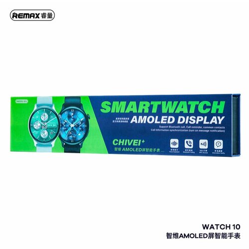 Смарт часы Remax WATCH10 AMOLED черный 520000₽