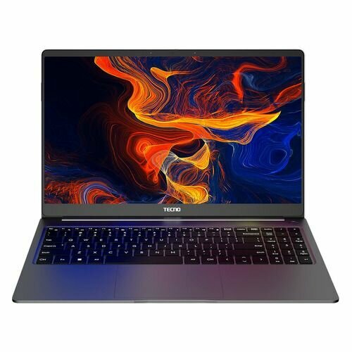 Ноутбук TECNO MegaBook T1 71003300161, 15.6", 2023, IPS, Intel Core i5 12450H 2ГГц, 8-ядерный, 16ГБ LPDDR4, 512ГБ SSD, Intel UHD Graphics, без операционной системы, серый