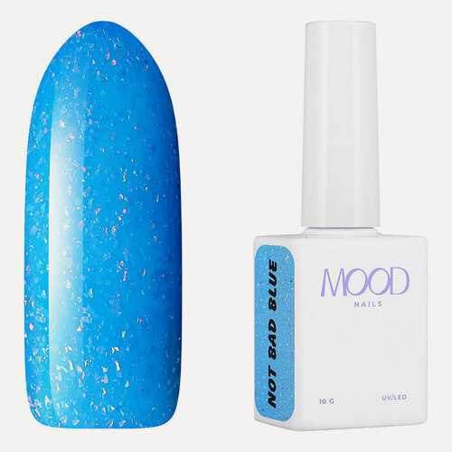 Изображение товара Гель-лак, MOODNAIL, Gel-polish Not Bad Blue, 10 г