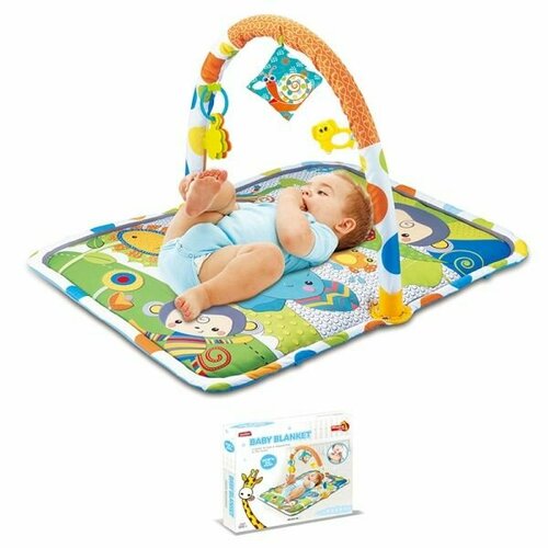 Игротрейд Развивающий коврик с погремушками 65х85х50 см 3495₽
