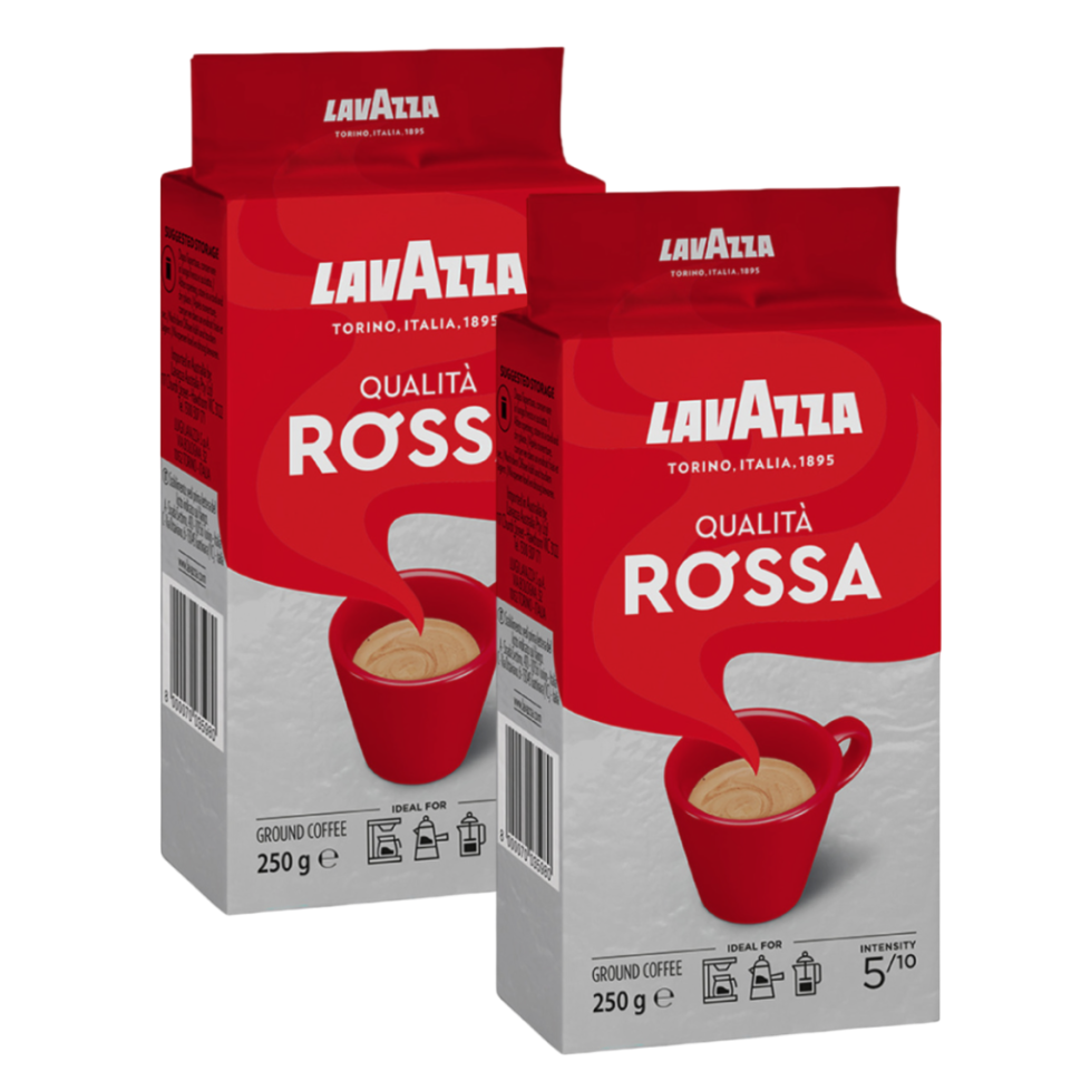 Кофе молотый LavAzza Qualita Rossa, 250 г в/у (Лавацца) х 2 шт