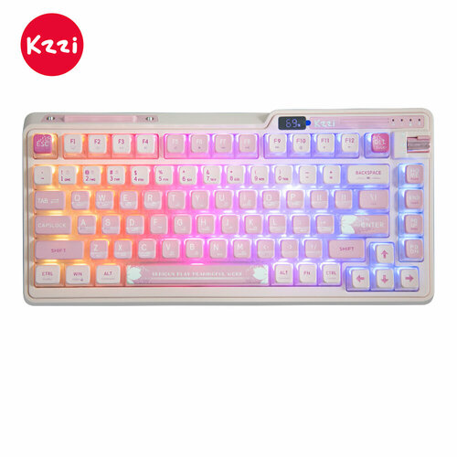 Клавиатура Kzzi K75 PRO Sakura Pink