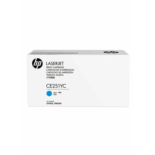 Картридж для лазерного принтера HP CE251YC картридж для лазерного принтера hp 504a cyan ce251yc