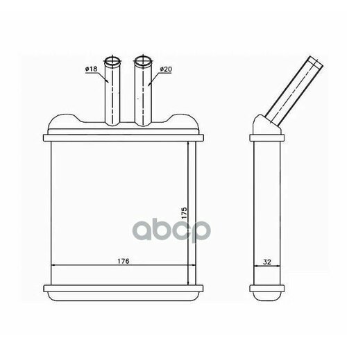 Радиатор Отопителя Салона Tg-Rih000796231949 TiGuar Daewoo NubiraLacetti 00-Chevrlet Lanos 97- Ti-Guar арт TGRIH0007 4580₽