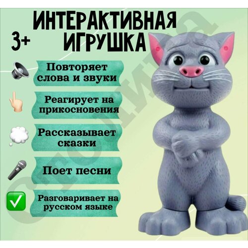 Интерактивный говорящий кот Том