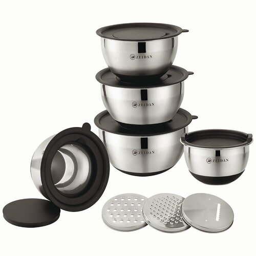 Набор мисок с 3 терками ZEIDAN Z-11138 17 предм 3307₽