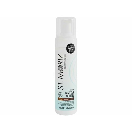 Автобронзант-мусс для тела St. Moriz Professional 1 Hour Fast Tan Mousse автобронзант мусс для тела st moriz