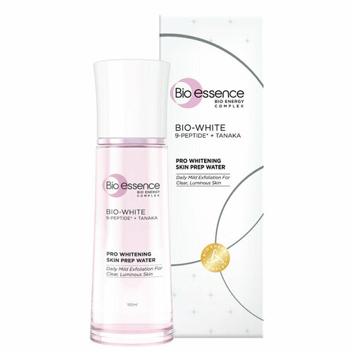 Bioessence Тонизирующая вода для сияния кожи лица с пептидами, 100 мл