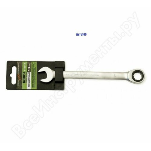 комбинированный трещоточный ключ 19 мм дт 100 5 дело техники 515019 Ключ комбинированный трещоточный 19 мм ДТ 515019