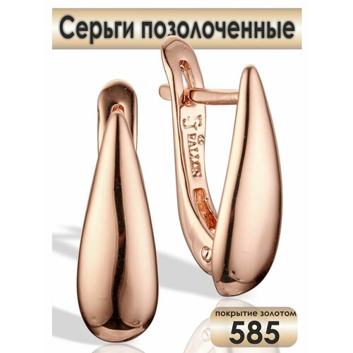 Серьги FJ Fallon Jewelry, желтый