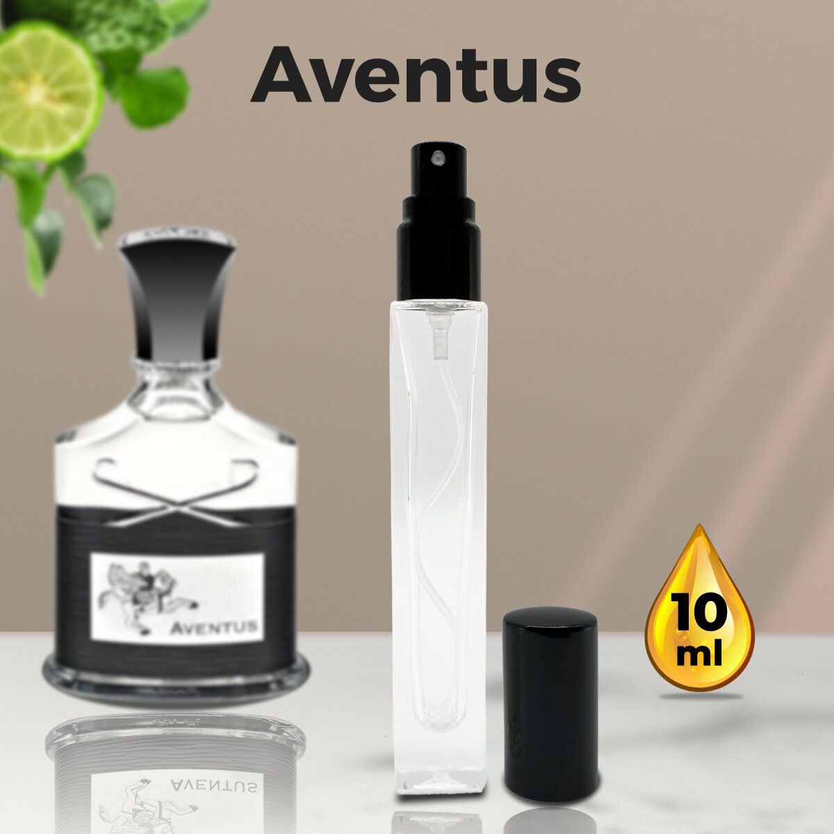 Gratus Parfum Aventuc духи мужские масляные 10 мл (спрей) + подарок