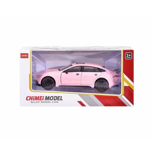 Машинка игрушечная Chimei - Brabus 900 GT63S, 1:24 (19.5см), со светом и звуком, розовая, 1 шт модель машины brabus 900 gt63s 1 24 19 5см свет звук инерция машинка гт63 брабус rocket