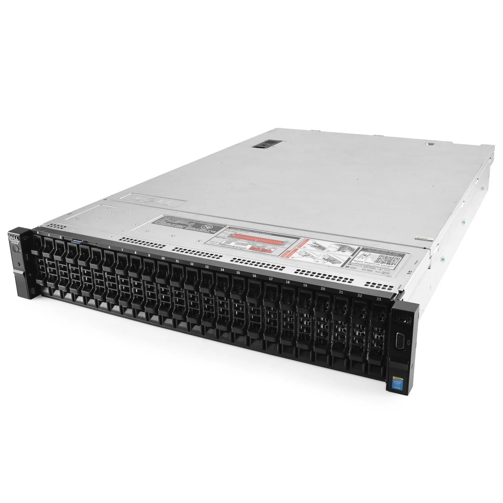 Сервер Dell PowerEdge R730XD 24 SFF (2xE5-2680v4, 32GB, H730, 2x750W)