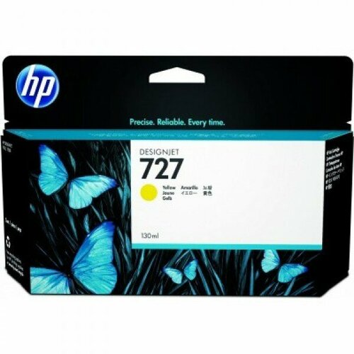 B3P21A HP 727 Картридж с желтыми чернилами для принтеров HP Designjet T1500/ T2500/ T920 серии ePrin