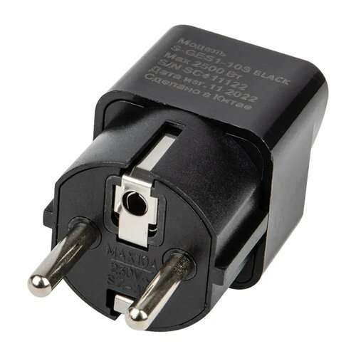 Переходник сетевой Uniel S-GES1-10S black цвет черный 780₽
