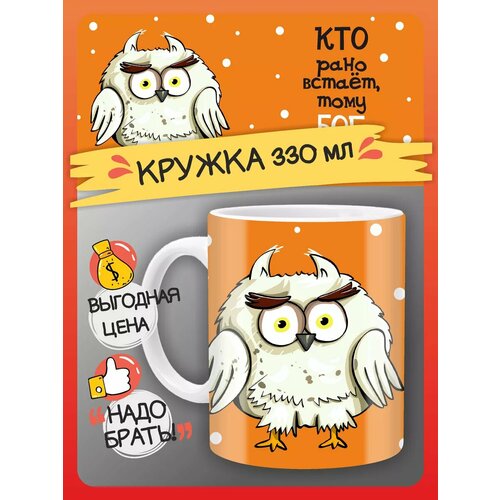 Кружка Сова в подарок 480₽