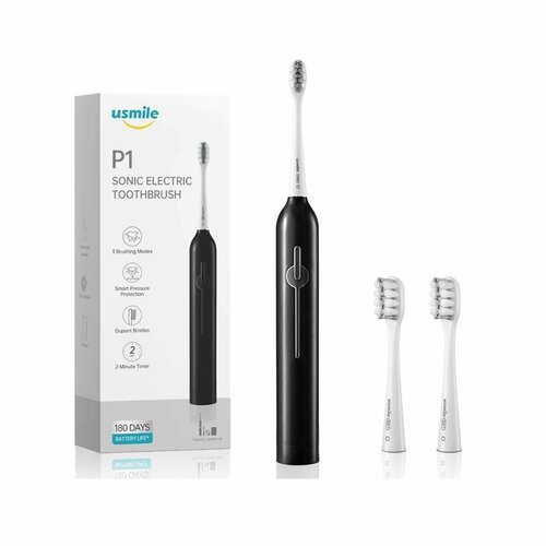 фото Электрическая зубная щетка usmile sonic p1 - black