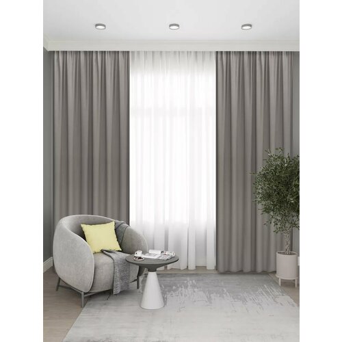 Шторы канвас 400х250 в спальни , гостиную