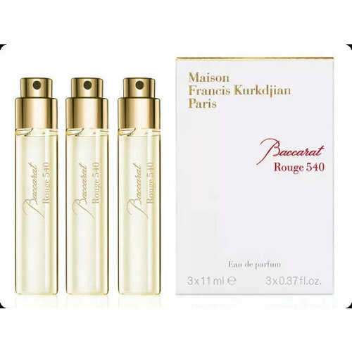 Francis Kurkdjian Baccarat Rouge 540 парфюмированная вода 3шт по 11мл