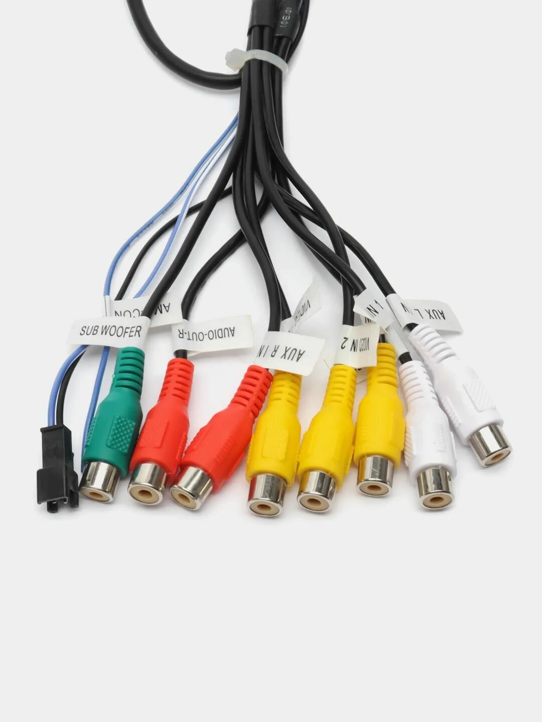 Провод RCA для подключения усилителя, 20 pin, слот под сим-карту и микрофон, для Android магнитол — фото 1