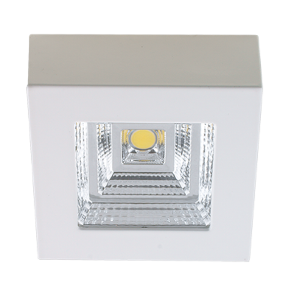 Светильник светодиодный накладной Светкомплект ST 1082 SQ 5W WH 4100K белый 90 90 38 мм IP44
