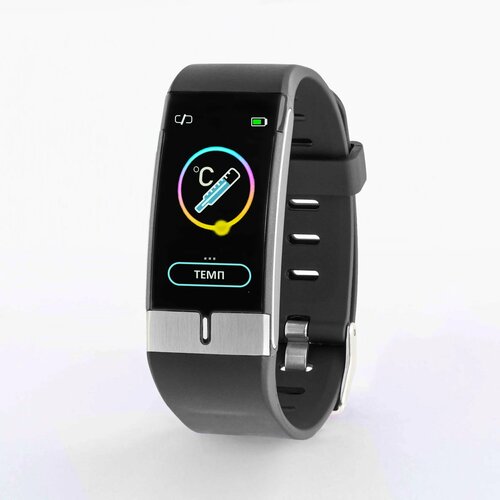 Браслет здоровья с автоматическим измерением температуры тела, давления, пульса, кислорода, снятием ЭКГ и контролем аномального пульса Biomer BT68