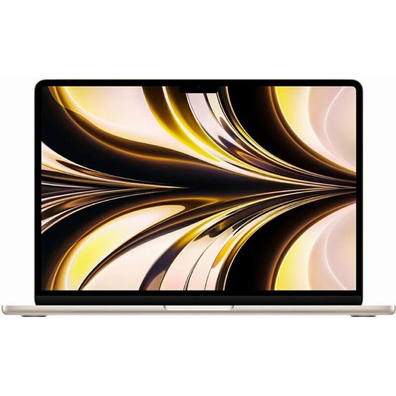 Ноутбук Apple MacBook Air 13" (M2 10C) MC7W4, 16/256 ГБ, Starlight, "сияющая звезда"