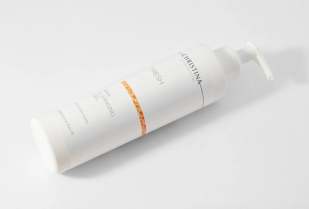 Очищающий гель с фруктовыми кислотами для всех типов кожи Fresh AHA Cleansing Gel for all skin types, pH 2,6-3,6 300 мл — фото 1