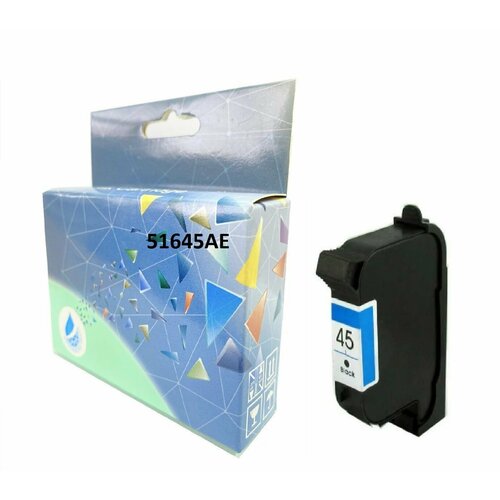 Картридж 51645AE для HP 45 Black AQUAMARINE Совместимый 2198₽