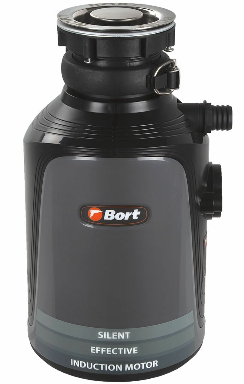 Измельчитель бытовых отходов Bort Alligator, черный