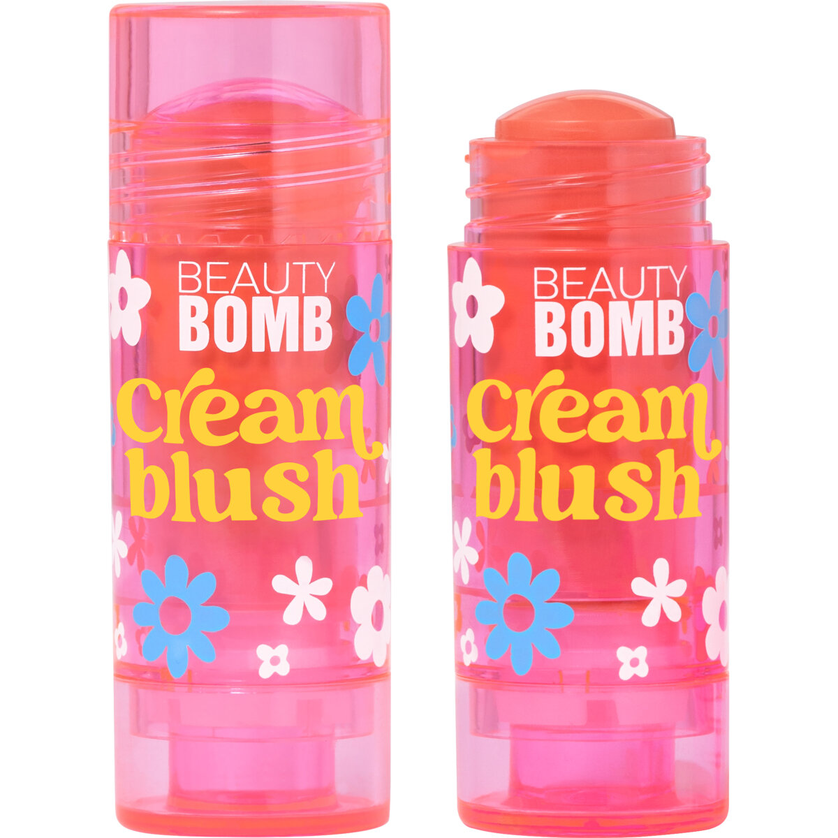 Кремовые румяна в стике Beauty Bomb Cream blush тон 01 Charming Smile персиково-оранжевый, 8г