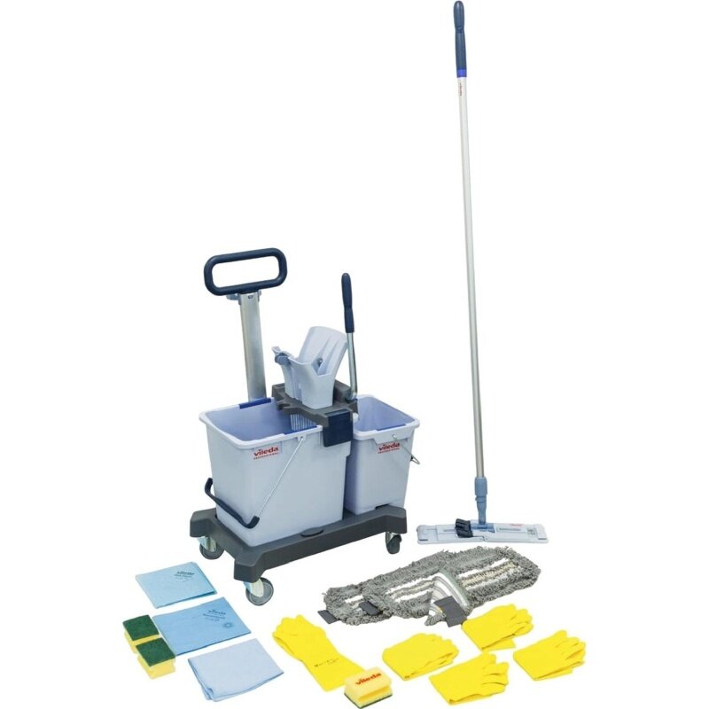Комплект для уборки Vileda Professional VP Набор №2, Выгодный старт, с УльтраСпид Про (166377)