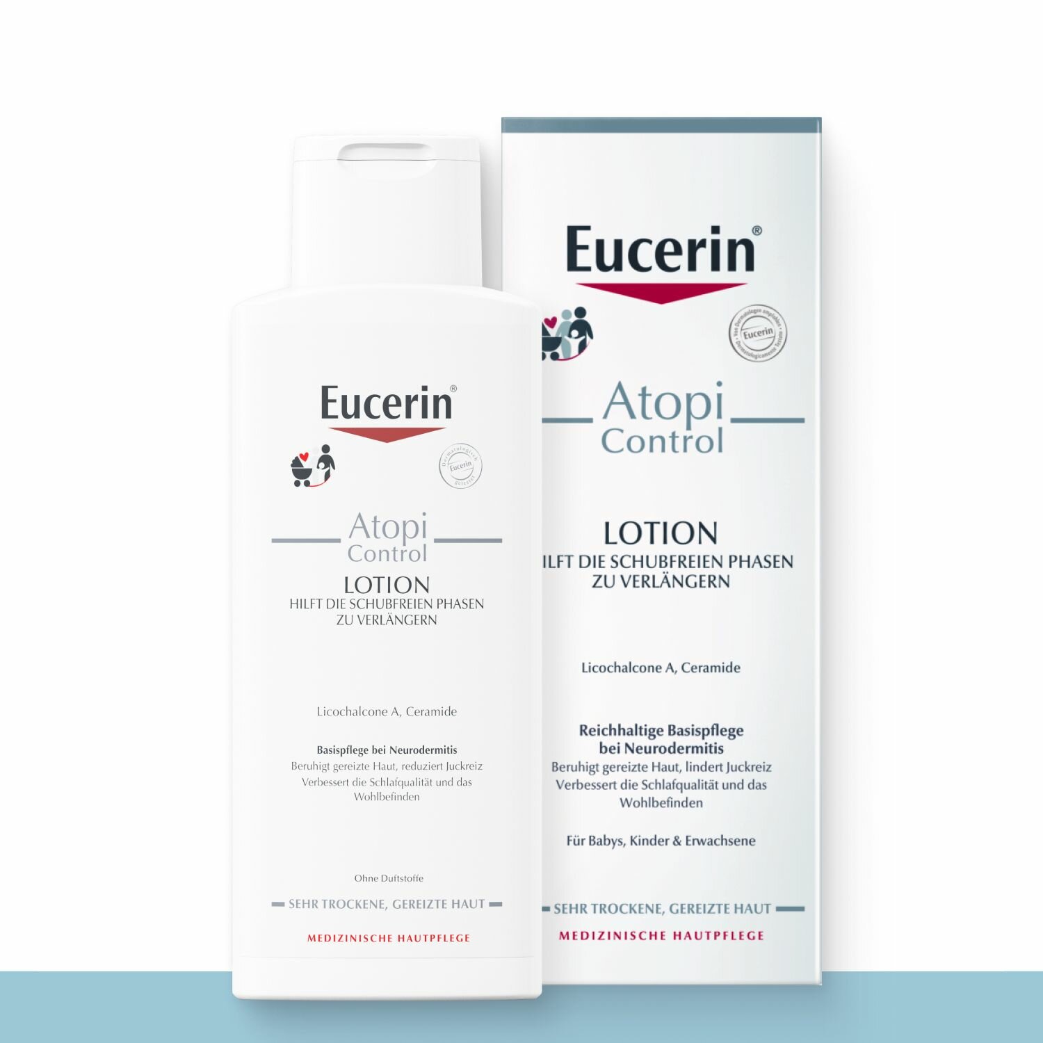 Картинки Лосьон для тела для взрослых, детей и младенцев, 250 мл, Atopi Control Eucerin