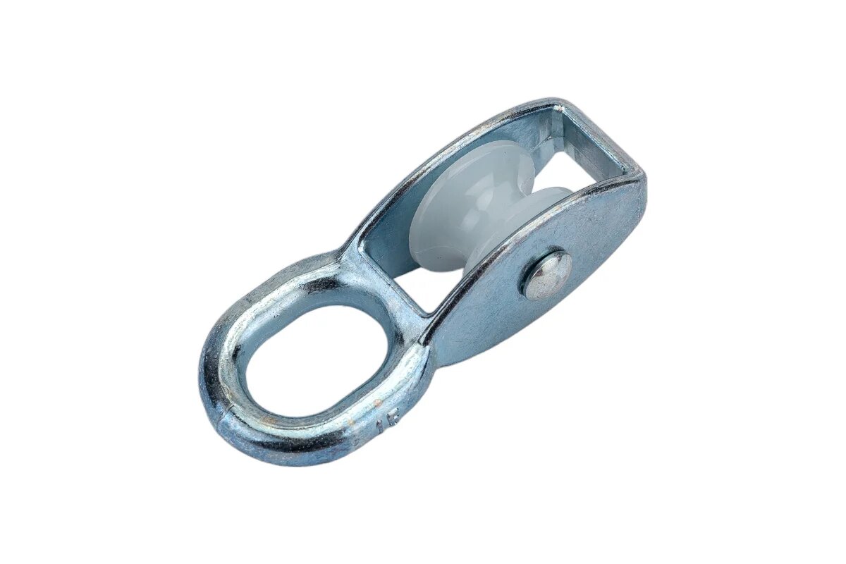 Одинарный одношкивный блок металлсервис (SIMPLEX-PL) цинк 15 мм 1 шт. МС 1227465 2 штуки