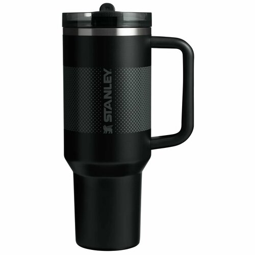 фото Stanley термокружка с трубочкой the quencher tour (black fade) 1,2л