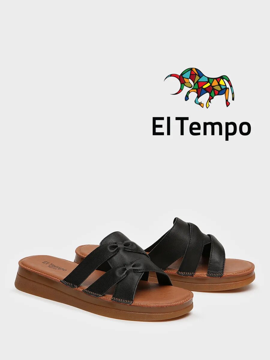 Сабо El Tempo, размер 39, черный