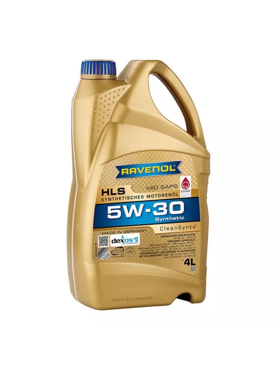 Ravenol Масло Моторное 5W30 Ravenol 4Л Син. Hls Sn C3 Cf/Sn 4014835723092