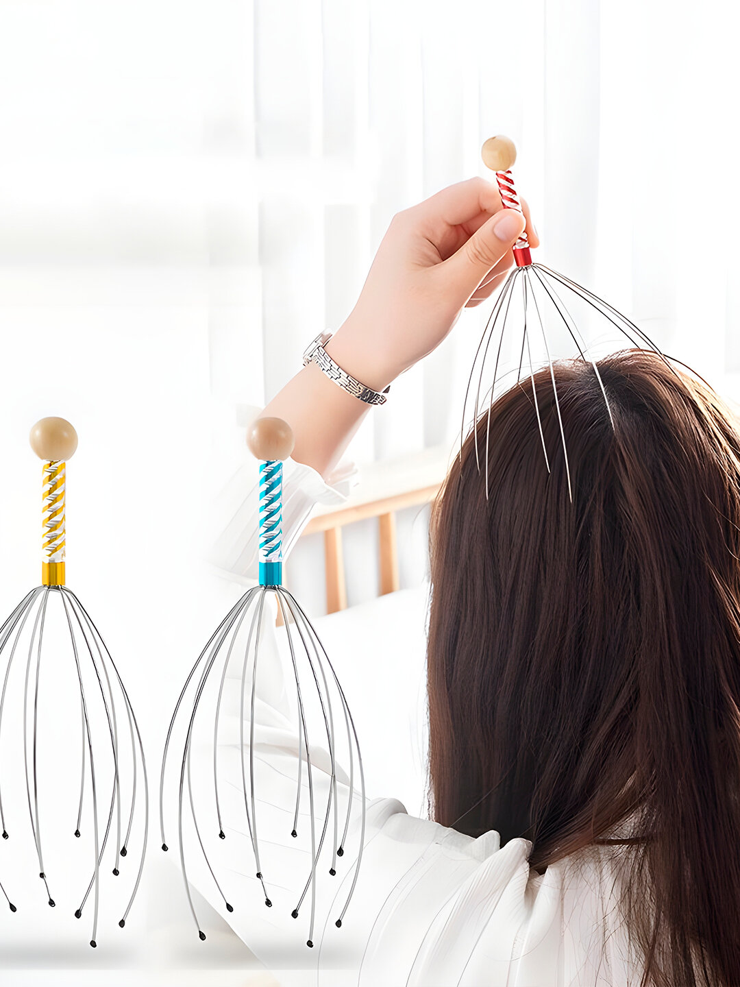 Механический массажер головы, для релаксации и снятия стресса — фото 1