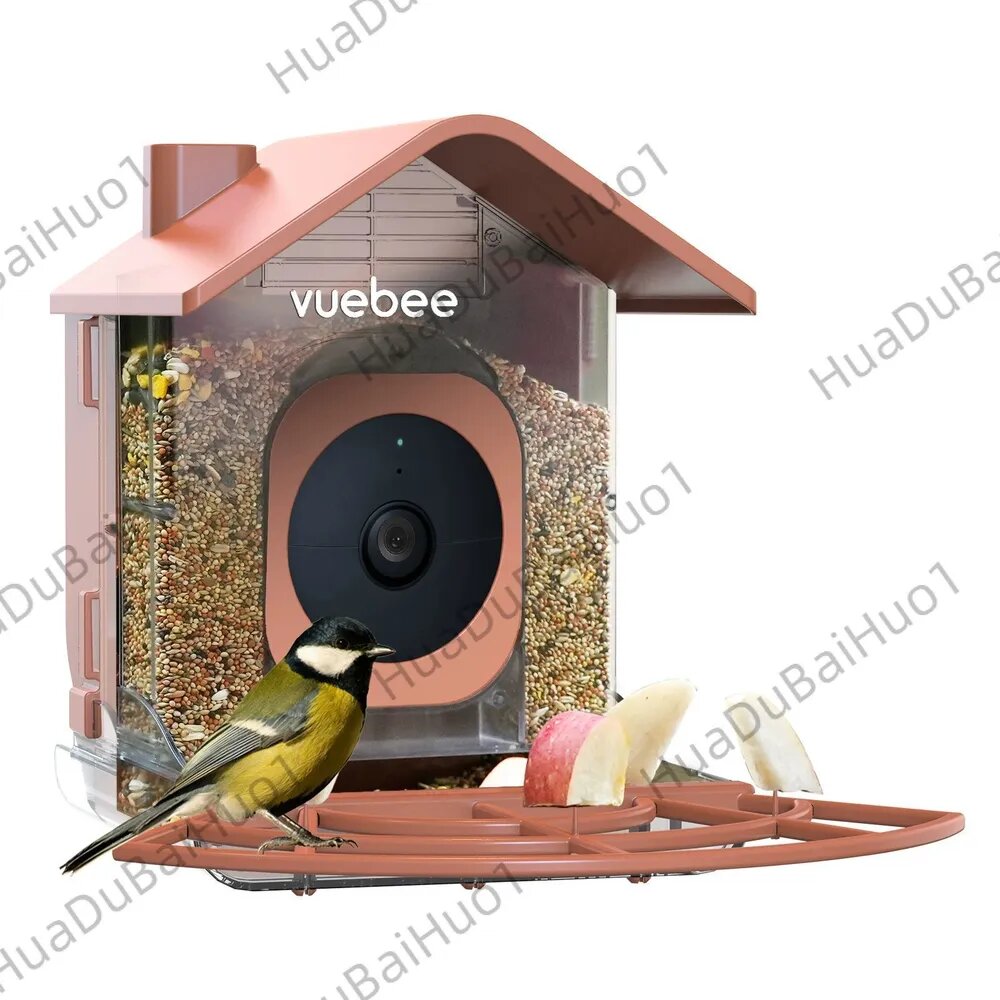 Уличная кормушка для птиц с корпусом под камеру Google Nest, камера для наблюдения за птицами на улице