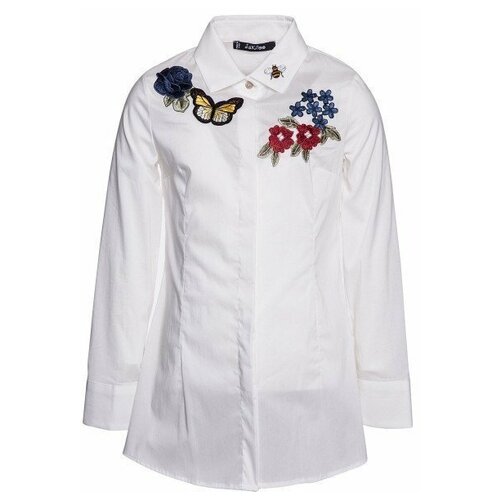Блуза MONNALISA, размер S, белый