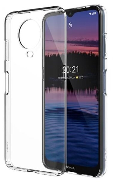 Nokia Чехол-накладка Clear Case для Nokia G20 (прозрачный)