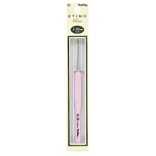 Крючок для вязания с ручкой ETIMO Rose 2,2мм, Tulip, TER-04e крючок для вязания mind 5мм tulip ta 0027e