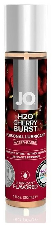 Ароматизированный лубрикант JO Flavored Cherry - 30 мл.