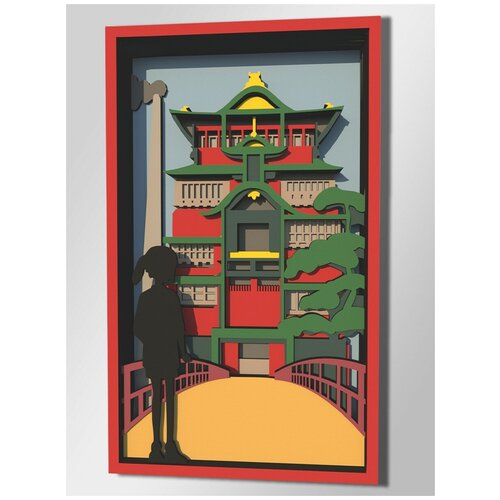 3д картина аниме Японский дворец (год дракона, архитектура) - 12 12с