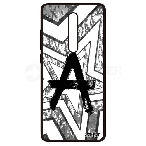 фото Противоударный чехол на телефон // xiaomi mi 9t // "анархия" стиль анархист, utaupia, серый
