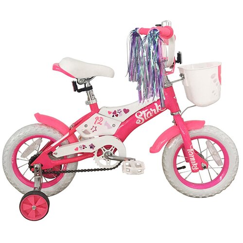 Велосипед детский Stark18 Tanuki Girl розовый белый диаметр колес 12 размер рамы 860400₽