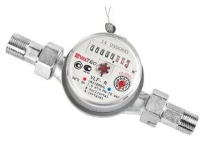 Счётчик для <b>воды</b> универсальный <b>Valtec</b> 1/2" DN15 110 мм со сгонами VLF-15U <b>Valtec</b> — прибор для учета 