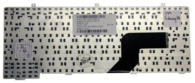 Клавиатура для ноутбука Gateway E475 черная