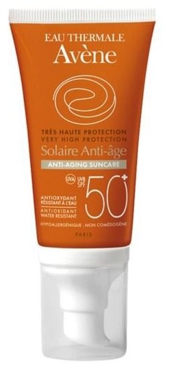 AVENE SPF 50+ Солнцезащитный антивозрастной крем, 50 мл